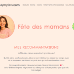 Idées cadeaux Fête des mères